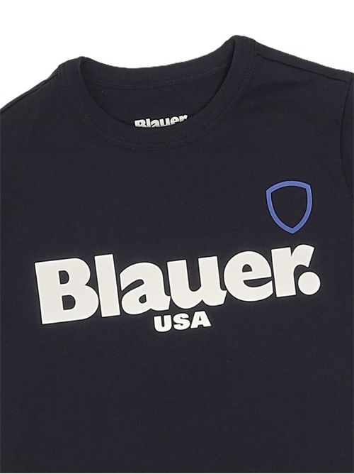 T-shirt girocollo a maniche corte BLAUER | 25SBLKH02507004547//888